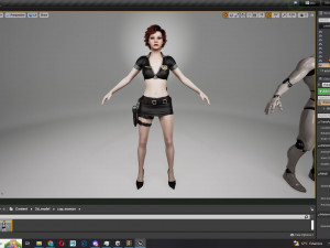 Police Girl 3D 모델