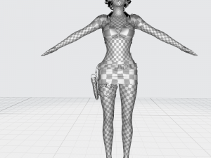 Police Girl 3D 모델