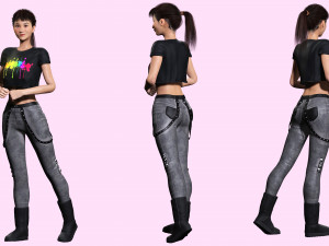 Woman Hight Quality Real time Modelo 3D