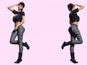 Woman Hight Quality Real time Modelo 3D