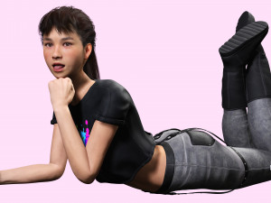 Woman Hight Quality Real time Modelo 3D