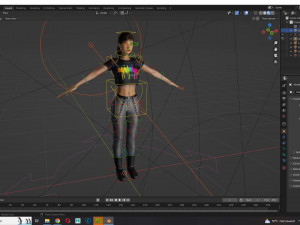 Woman Hight Quality Real time Modelo 3D