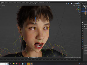 Woman Hight Quality Real time Modelo 3D