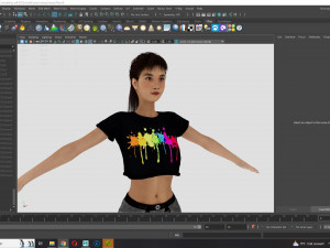 Woman Hight Quality Real time Modelo 3D