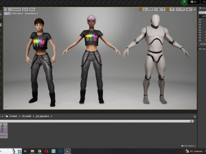 Woman Hight Quality Real time Modelo 3D