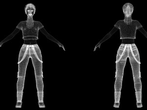 Woman Hight Quality Real time Modelo 3D