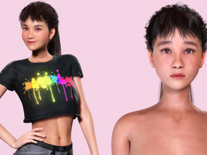Woman Hight Quality Real time 3D Модель