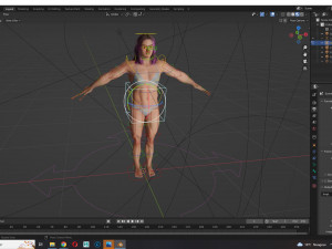 Muscular Women Full Rigged 3D मॉडल