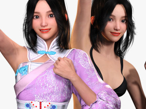 mirai nikki - yuno gasai hurt- anime character - vrm model 3D Model in  Woman 3DExport