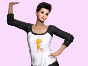 Pixie Casual Girl - Model with Full Rig 3D Model