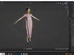 Evelyn - Realistic Old Woman 3D Model