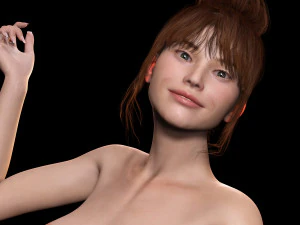 Mei Ling Realistic Asian Woman with Two Outfits 3D Model