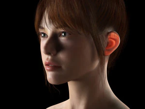 Mei Ling Realistic Asian Woman with Two Outfits 3D Model