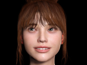 Mei Ling Realistic Asian Woman with Two Outfits 3D Модель