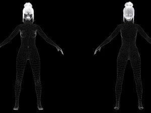 Mei Ling Realistic Asian Woman with Two Outfits 3D Model