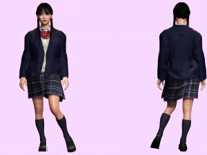 Sakura Kurohana Deadly Blossom 3D Model