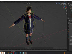 Sakura Kurohana Deadly Blossom 3D Model