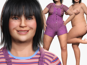 Rosie - The Curvy Beauty model 3D Model