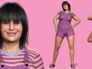 Rosie - The Curvy Beauty model 3D Model
