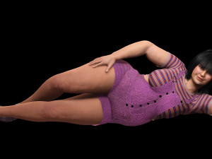 Rosie - The Curvy Beauty model 3D Model