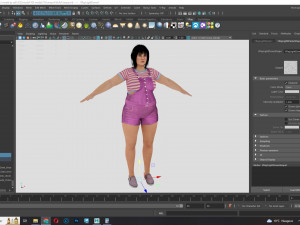 Rosie - The Curvy Beauty model 3D Model
