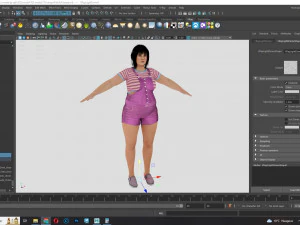 Rosie - The Curvy Beauty model 3D Model