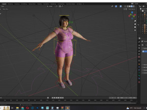 Rosie - The Curvy Beauty model 3D Model