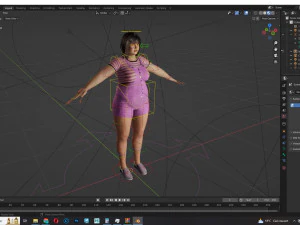 Rosie - The Curvy Beauty model 3D Model