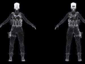 Raven Steele -Warrior Queen of the Frontlin 3D Model