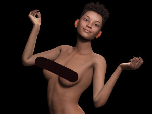 Raven Steele -Warrior Queen of the Frontlin 3D Model