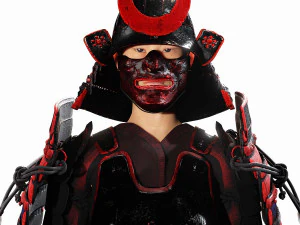 リアルな侍の女性 3Dモデル