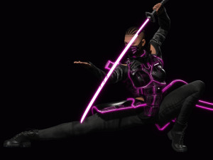 Futuristic Cyberpunk Samurai 3D Модель