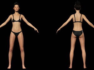 Ayame - The Unyielding Samurai 3D Model
