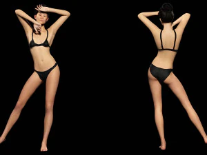Ayame - The Unyielding Samurai 3D Model
