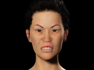 Ayame - The Unyielding Samurai 3D Model