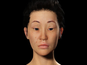 Ayame - The Unyielding Samurai 3D Model