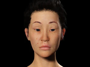 Ayame - The Unyielding Samurai 3D Model