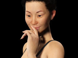 Ayame - The Unyielding Samurai 3D Model