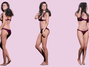 Camilia Realistic Women 3D Model