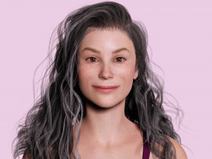 Camilia Realistic Women 3D Модель