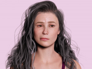Camilia Realistic Women 3D Модель