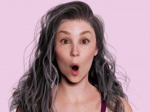 Camilia Realistic Women 3D Модель