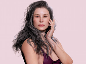 Camilia Realistic Women 3D Модель