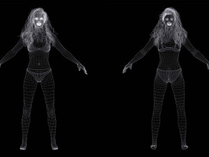 Camilia Realistic Women 3D Модель