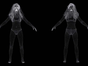 Camilia Realistic Women 3D Model