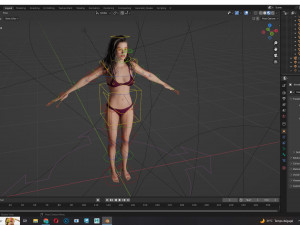 Camilia Realistic Women 3D Модель