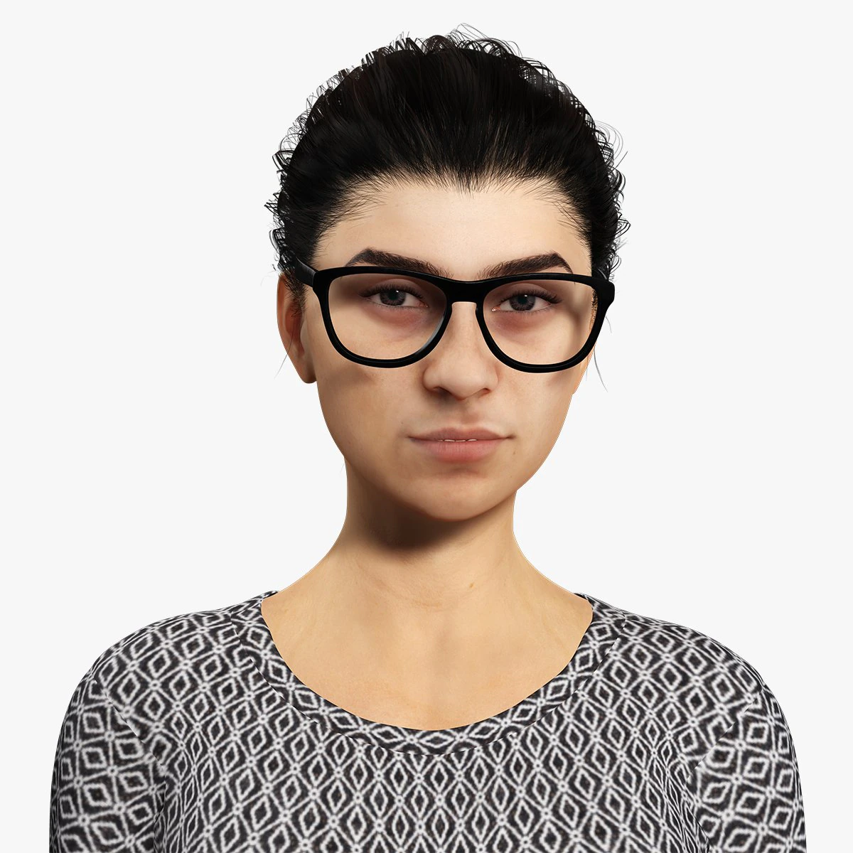 Mia khalifa- D&uuml;ş&uuml;k Poli 3D Model .c4d .max .obj .3ds .fbx .stl .blend 