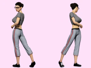 Mia khalifa- D&uuml;ş&uuml;k Poli 3D Model