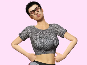 Mia khalifa- D&uuml;ş&uuml;k Poli 3D Model