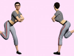 Mia khalifa- Low-poly 3D Model